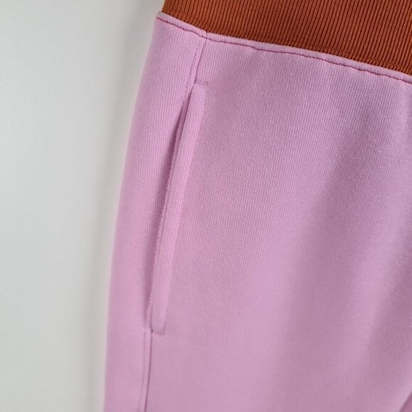 Champion Women Reverse Weave Joggers Fleece Pink Red - Picture 6 of 8